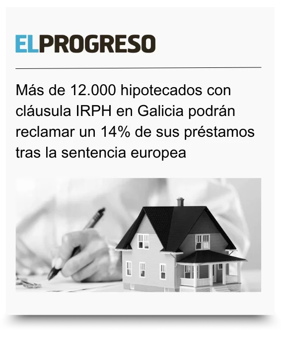 noticia de el progreso que menciona a Asoban Abogados en relación con reclamar IRPH de la hipoteca